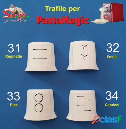 Confezione 4 trafile dalla 31 alla 34 per PastaMagic Sirge