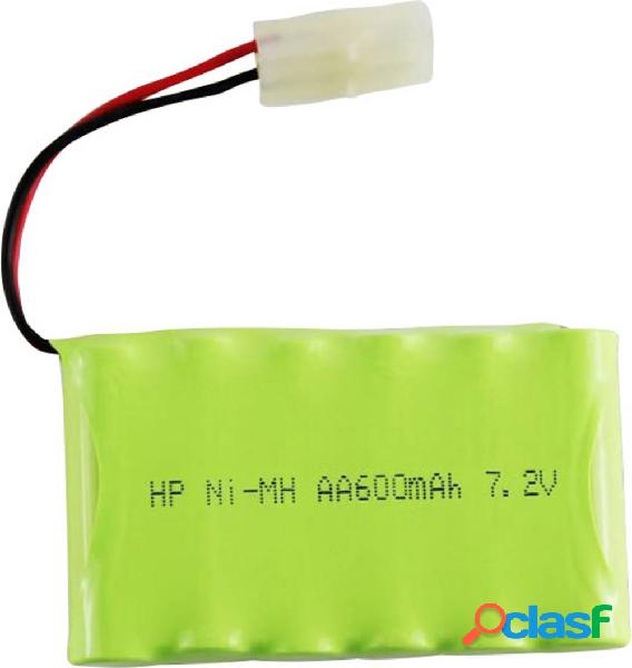 Conrad energy Batteria ricaricabile NiMh 7.2 V 600 mAh Side