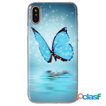 Cover in TPU Glow in the Dark per iPhone X / iPhone XS -