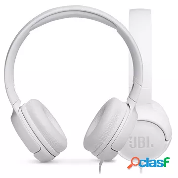 Cuffie JBL Tune 500 PureBass On-Ear - Bianco