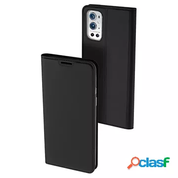 Custodia Flip Dux Ducis Skin Pro OnePlus 9 Pro - Nera