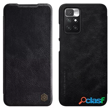 Custodia Flip Nillkin Qin Xiaomi Redmi 10/10 Prime - Nera