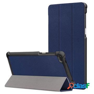 Custodia Folio a tre ante per Lenovo Tab 7 - blu scuro