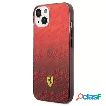 Custodia Ibrida Ferrari Gradient Allover per iPhone 14 -