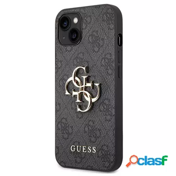 Custodia Ibrida Guess 4G con Logo in Metallo Grande per