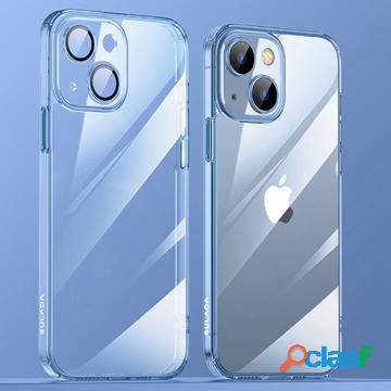 Custodia Ibrida per iPhone 14 Sulada Crystal Steel - Blu /