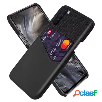 Custodia KSQ OnePlus Nord con tasca per carte - nera