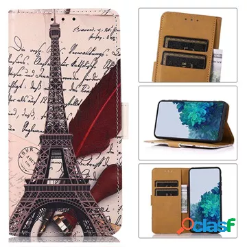 Custodia Portafoglio Serie Glam Motorola Moto G22 - Torre
