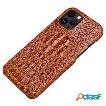 Custodia Rivestita in Pelle Luxury Crocodile per iPhone 14