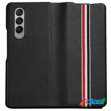 Custodia Rivestita in Pelle Serie Stripe para Samsung Galaxy