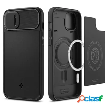 Custodia Spigen Optik Armor Mag iPhone 14 - Nera