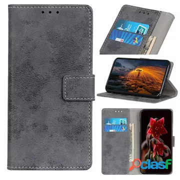 Custodia a portafoglio per Nokia C10/C20 serie vintage -