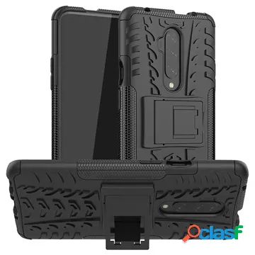 Custodia ibrida antiscivolo OnePlus 7T Pro con cavalletto -