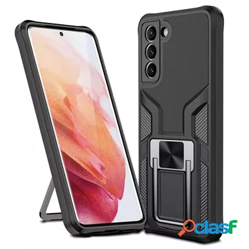 Custodia ibrida per Samsung Galaxy S21 5G con cavalletto in
