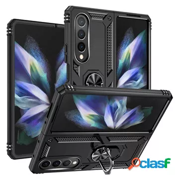 Custodia ibrida per Samsung Galaxy Z Fold4 con Cavalletto in