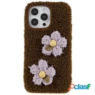Custodia in TPU Serie Fluffy Flower per iPhone 14 Pro -