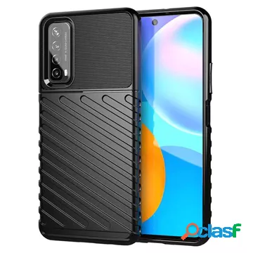 Custodia in TPU per Huawei P Smart 2021 serie Thunder - nera