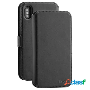 Custodia in pelle 3Sixt NeoWallet 2-in-1 per iPhone XS Max -