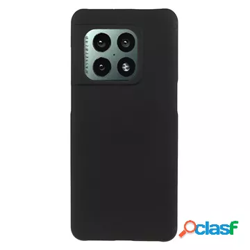 Custodia in plastica gommata per OnePlus 10 Pro - nera