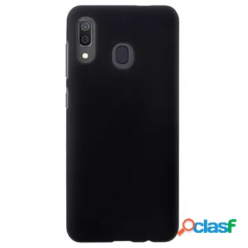 Custodia in plastica gommata per Samsung Galaxy A30 - nera