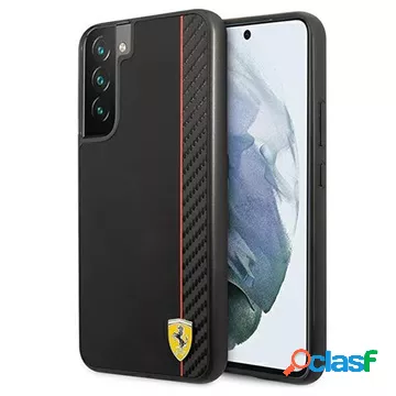 Custodia per Samsung Galaxy S22 5G Ferrari On Track Carbon