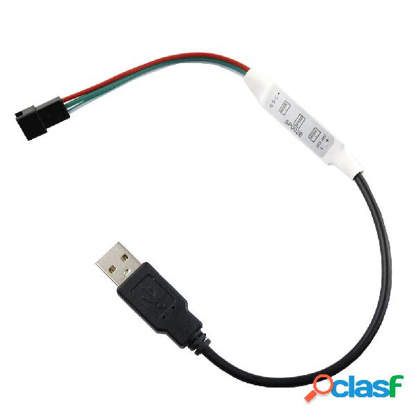 DC5V 72W SP002E USB 3Key LED Dimmer Controller per WS2812