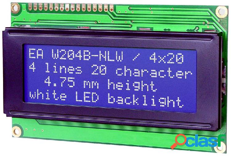 DISPLAY VISIONS Display a 7 segmenti Blu-Bianco 4.75 mm 3.3