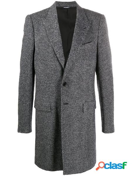 DOLCE E GABBANA CAPPOTTO UOMO G023OTFC7AQS8030 LANA GRIGIO