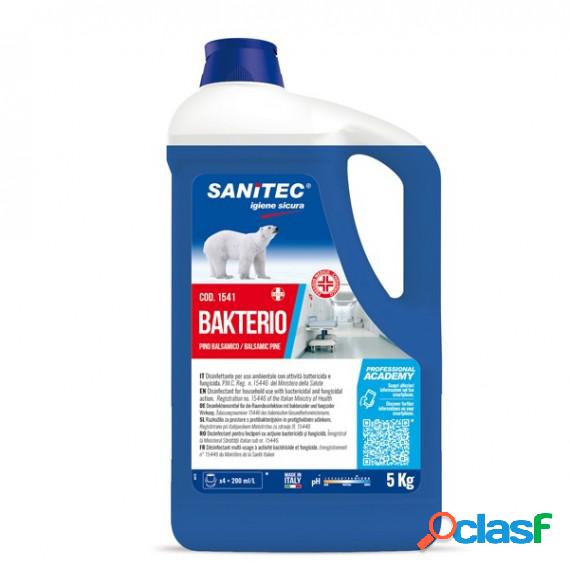 Detergente disinfettante Bakterio - 5 L - pino balsamico -
