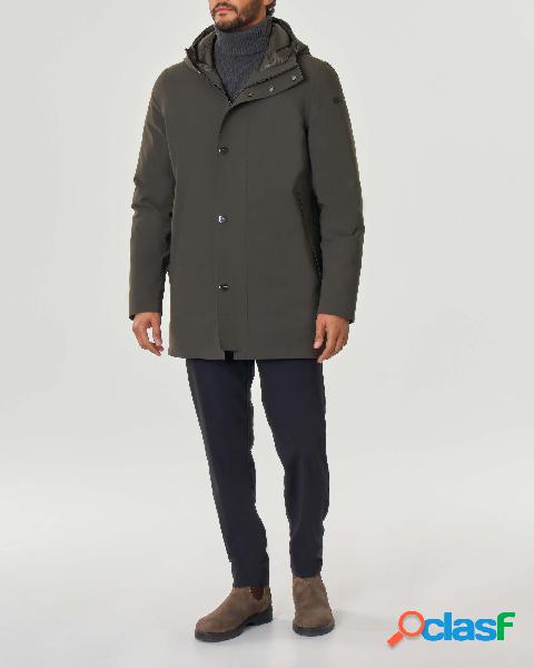 Down Under Parka verde militare