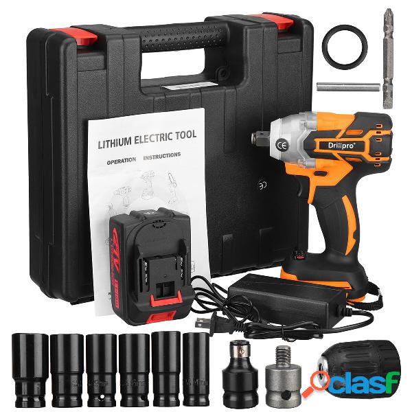 Drillpro 21V 520 Nm senza spazzola Impatto elettrico strappo