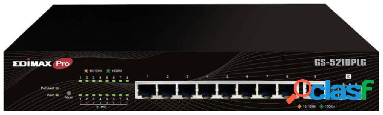 EDIMAX GS-5210PLG Switch di rete RJ45/SFP 8+2 porte 20