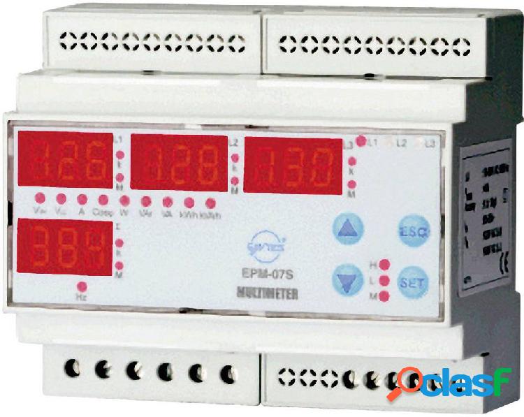 ENTES EPM-07S-DIN Analizzatore di rete 1 fase, 3 fasi