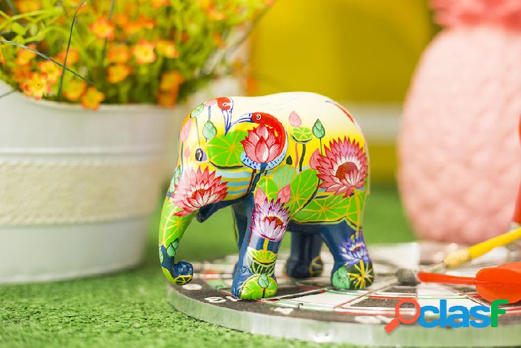 Elephant parade Elephant Parade Amazing Lotus blu giallo
