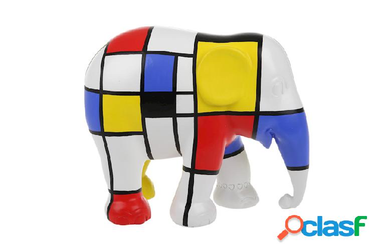 Elephant parade Elephant Parade Hommage to Mondriaan bianco