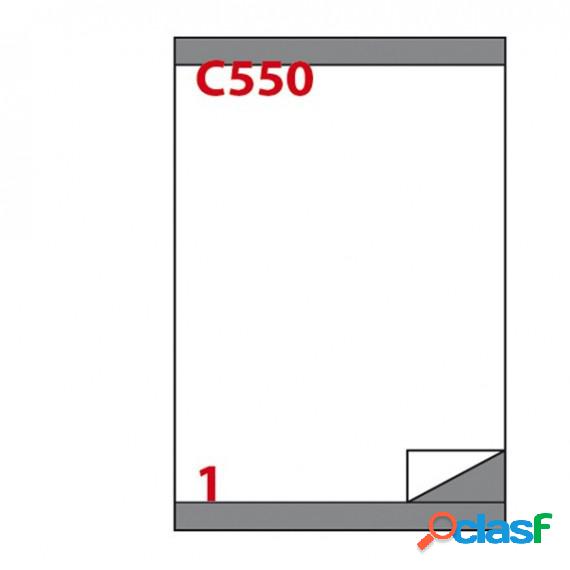 Etichetta adesiva C550 - permanente - 210x280 mm - 1