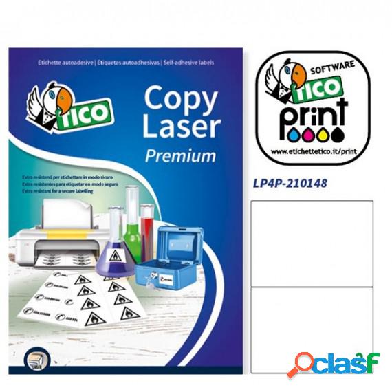 Etichetta in poliestere LP4P - adatta a stampanti laser -