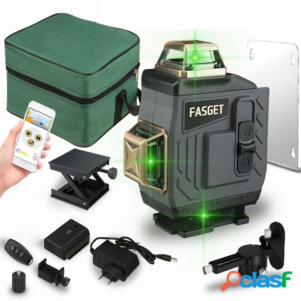 FASGet APP Control 16 Linee 4D Laser Livella Autolivellante