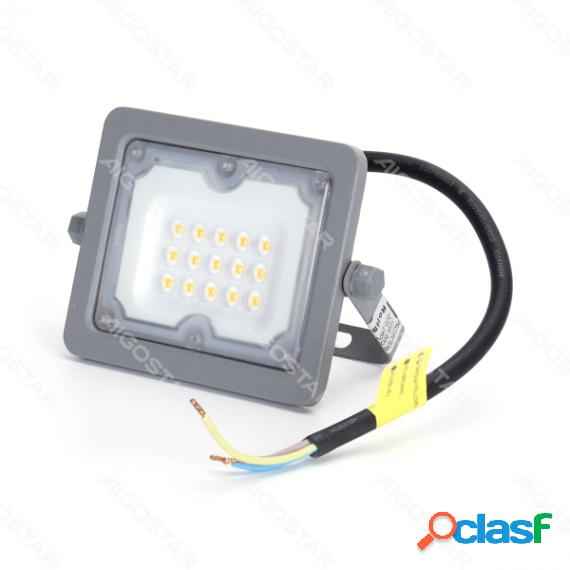 Faro Led Ultrasottile Grigio 10W 900 Lumen 6500K Luce Fredda