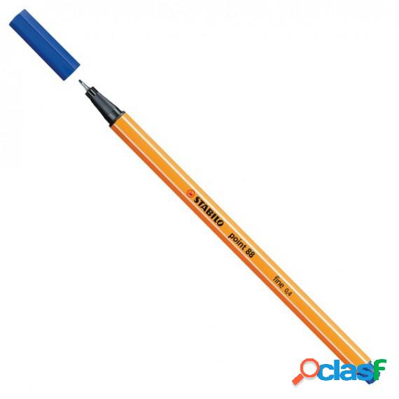 Fineliner Point 88 - punta 0,4 mm - blu scuro 41 - Stabilo
