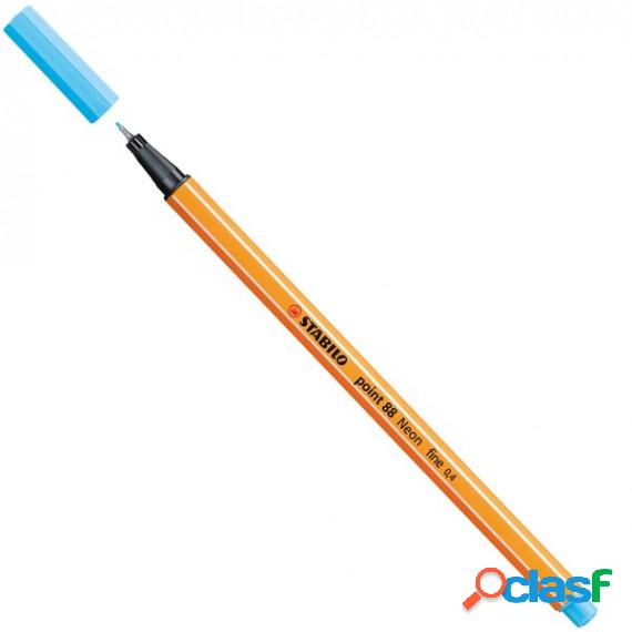 Fineliner Point 88 - tratto 0,4 mm - azzurro neon 031 -