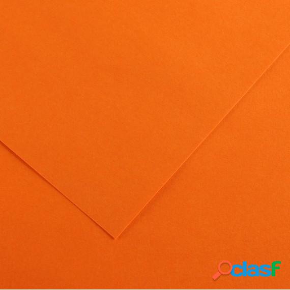 Foglio Colorline - 70x100 cm - 220 gr - arancione - Canson