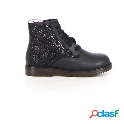 GRUNLAND JUNIOR Taba stivaletto jr - nero glitter