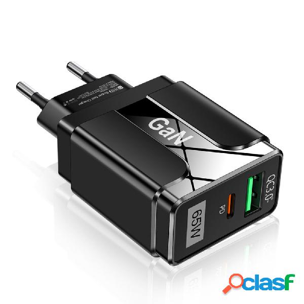 [GaN Tech] Caricabatterie Uslion 65W 2 porte USB PD Dual 33W