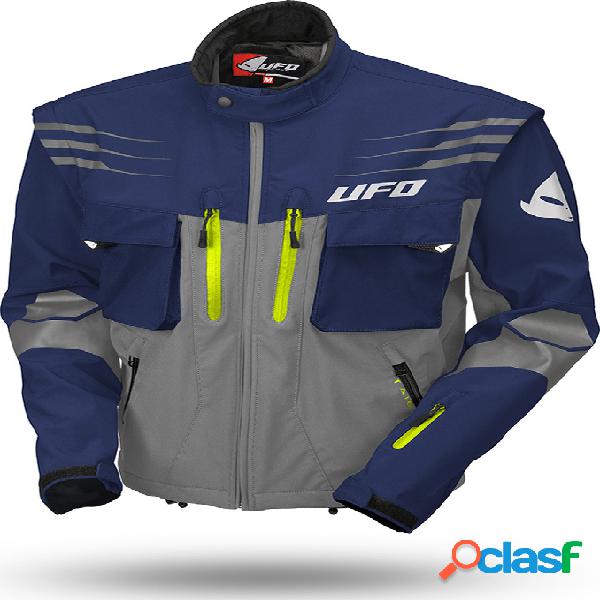 Giacca enduro Ufo Plast Taiga con maniche staccabili Blu