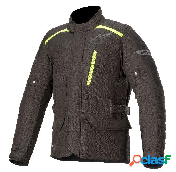 Giacca moto Alpinestars GRAVITY DRYSTAR® Nero Giallo Fluo