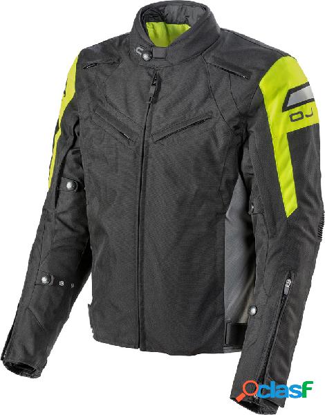 Giacca moto OJ MOOD Nero Giallo fluo Grigio scuro