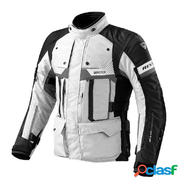 Giacca moto Revit Defender Pro GTX Grigio Nero