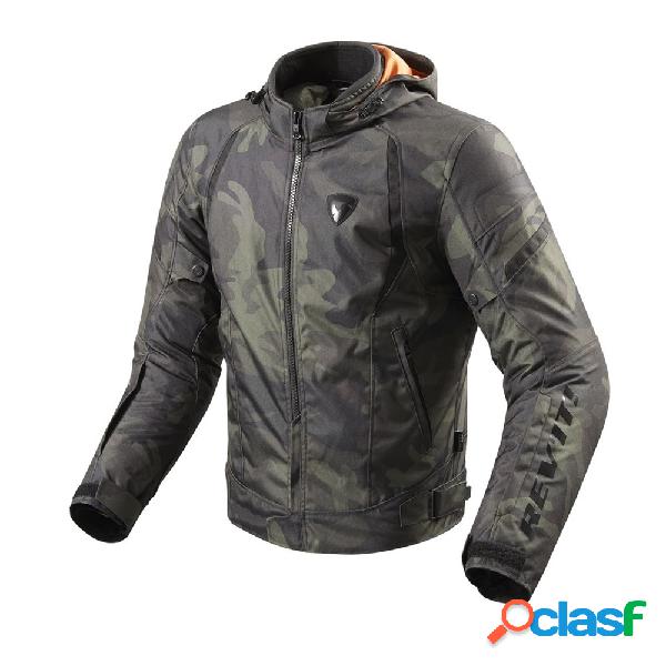 Giacca moto Revit Flare Verde militare