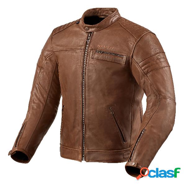 Giacca moto Revit Restless Marrone